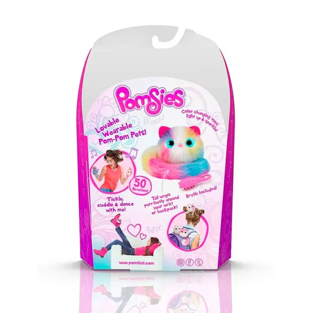 Игровой набор с интерактивной кошечкой Pomsies S4 - Щербет