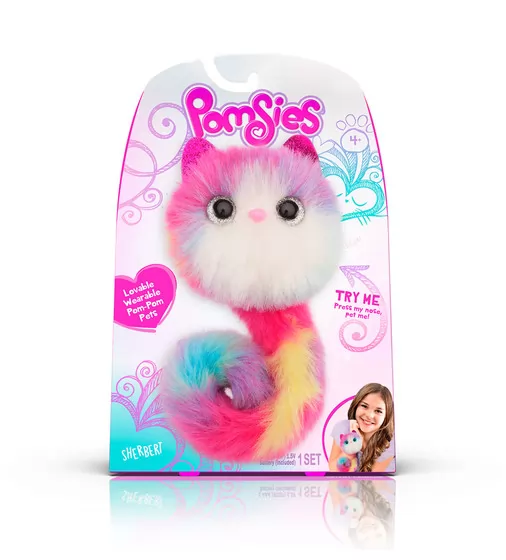 Игровой набор с интерактивной кошечкой Pomsies S4 - Щербет - 01963_3.jpg - № 3