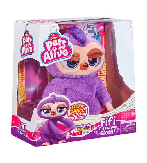Интерактивная мягкая игрушка Pets Alive – Танцующий Ленивец - 9516_9.jpg - № 9