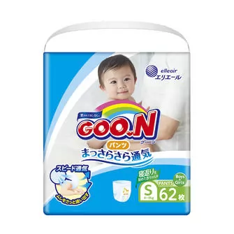 Трусики-Подгузники Goo.N Для Активных Детей (S, 4-9 Кг)