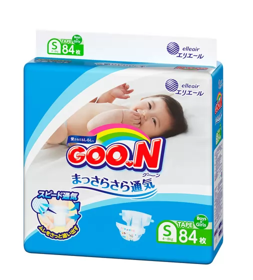 Подгузники Goo.N для детей коллекция 2020 (размер 2(S), 4-8 кг) - 843153_2.jpg - № 2