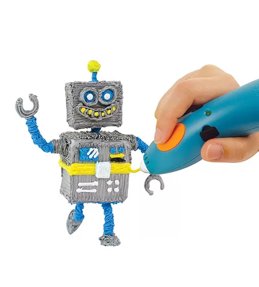 3D-ручка 3Doodler Start для детского творчества - КРЕАТИВ (48 стержней, синяя) - 3DS-ESST-MULTI-R-17_4.jpg - № 4
