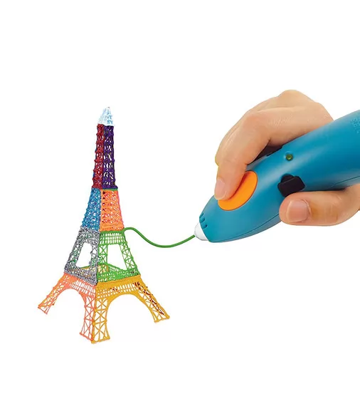 3D-ручка 3Doodler Start для детского творчества - КРЕАТИВ (48 стержней, синяя) - 3DS-ESST-MULTI-R-17_6.jpg - № 6