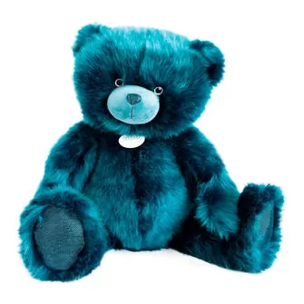 Мягкая игрушка Doudou – Медвежонок темно-бирюзовий (60 cm)