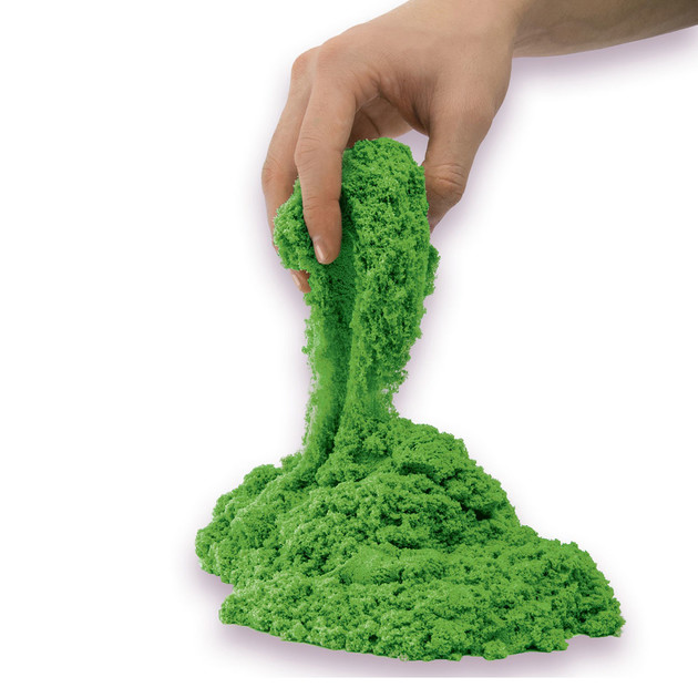Песок для детского творчества - KINETIC SAND COLOUR (зеленый, 907 g)