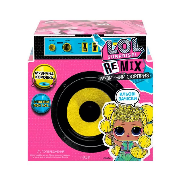 Игровой набор L.O.L SURPRISE! W1 серии Remix Hairflip" - Музыкальный сюрприз"
