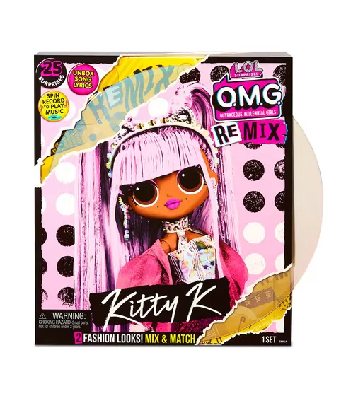 Игровой набор с куклой L.O.L. Surprise! серии O.M.G. Remix"- Королева Китти" - 567240_1.jpg - № 1