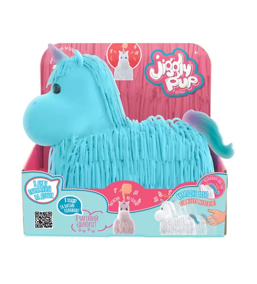 Интерактивная игрушка Jiggly Pup - Волшебный единорог (голубой) - JP002-WB-BL_7.jpg - № 7
