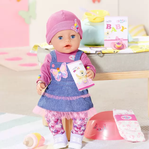 Кукла Baby Born серии Нежные объятия" - Джинсовый Лук"