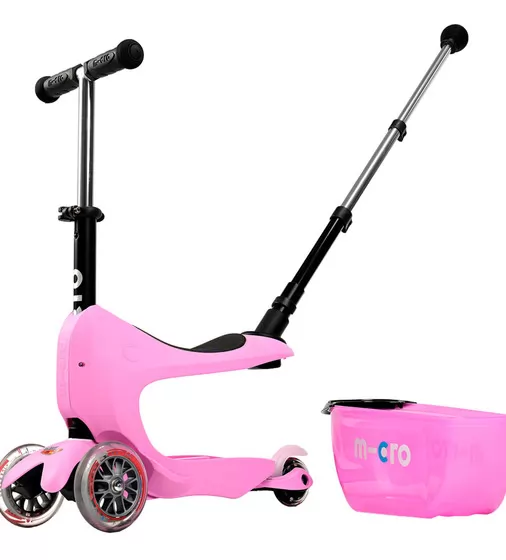 Самокат Micro серии Mini2go Deluxe Plus" - Розовый" - MMD033_6.jpg - № 6