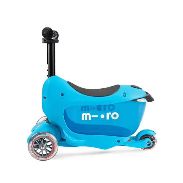 Самокат Micro серии Mini2go Deluxe Plus" - Голубой"