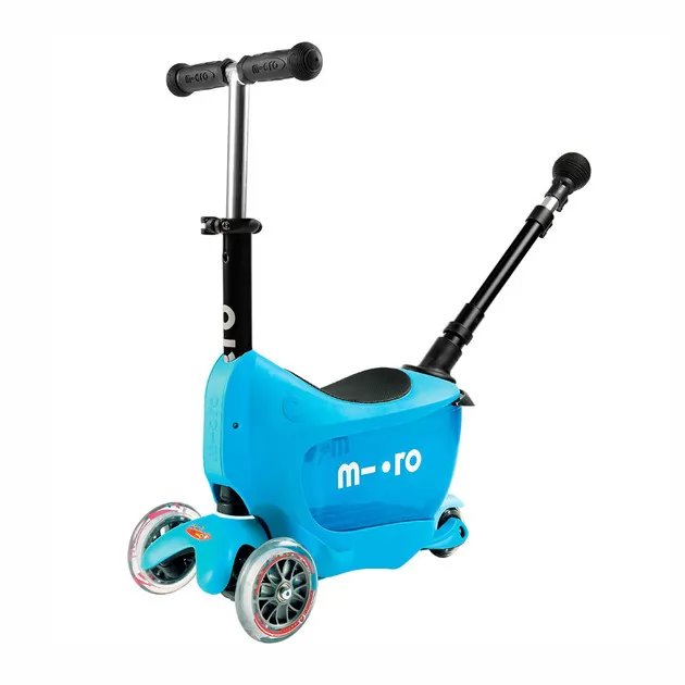 Самокат Micro серии Mini2go Deluxe Plus" - Голубой"