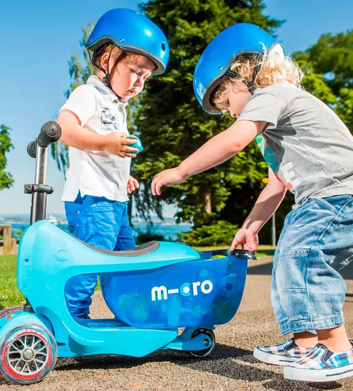 Самокат Micro серии Mini2go Deluxe Plus" - Голубой" - MMD034_15.jpg - № 15