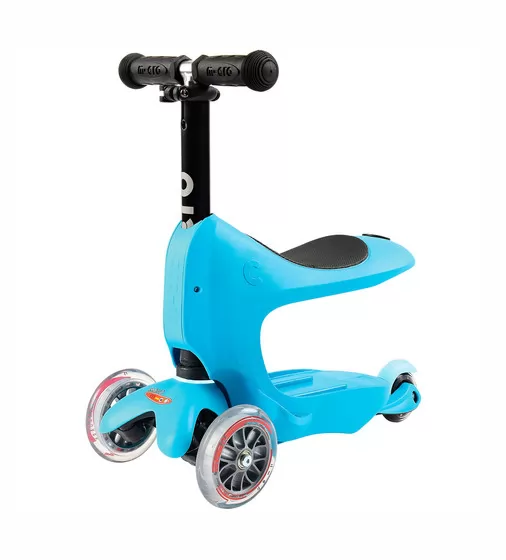 Самокат Micro серии Mini2go Deluxe Plus" - Голубой" - MMD034_8.jpg - № 8