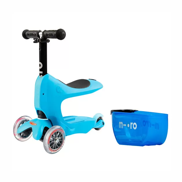 Самокат Micro серии Mini2go Deluxe Plus" - Голубой"