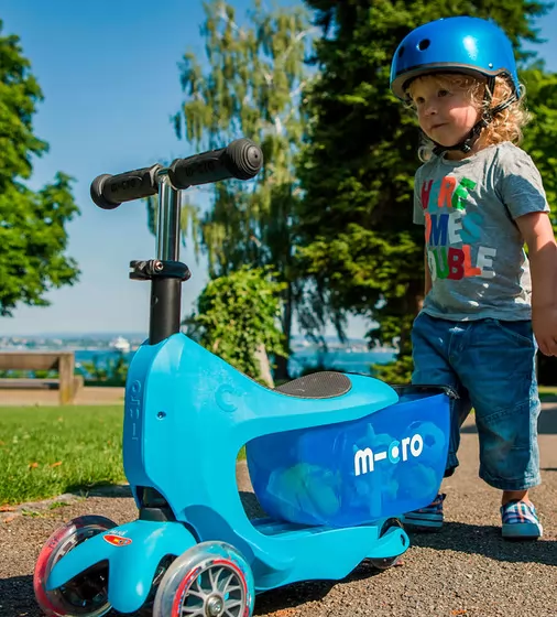 Самокат Micro серии Mini2go Deluxe Plus" - Голубой" - MMD034_14.jpg - № 14