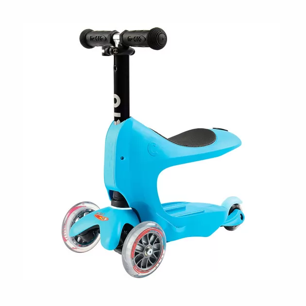 Самокат Micro серии Mini2go Deluxe Plus" - Голубой"