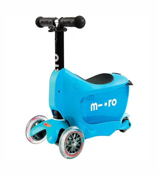 Самокат Micro серии Mini2go Deluxe Plus" - Голубой" - MMD034_2.jpg - № 2