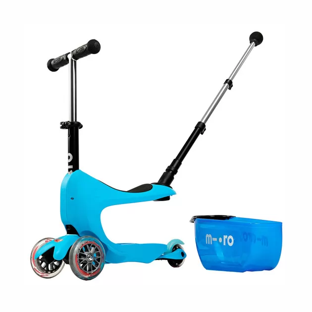 Самокат Micro серии Mini2go Deluxe Plus" - Голубой"