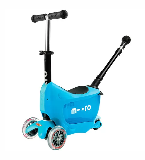 Самокат Micro серии Mini2go Deluxe Plus" - Голубой" - MMD034_1.jpg - № 1