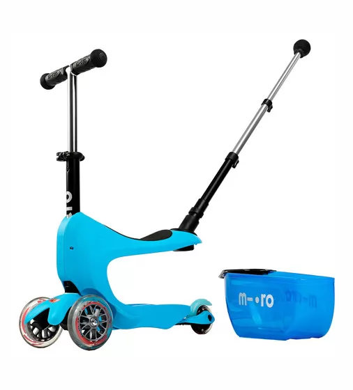 Самокат Micro серии Mini2go Deluxe Plus" - Голубой" - MMD034_6.jpg - № 6