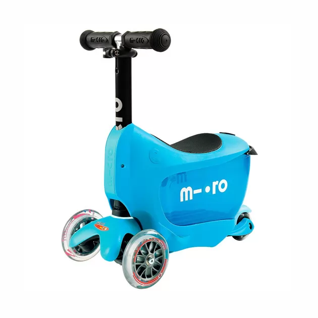 Самокат Micro серии Mini2go Deluxe Plus" - Голубой"