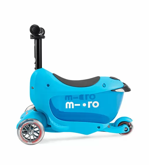 Самокат Micro серии Mini2go Deluxe Plus" - Голубой" - MMD034_4.jpg - № 4