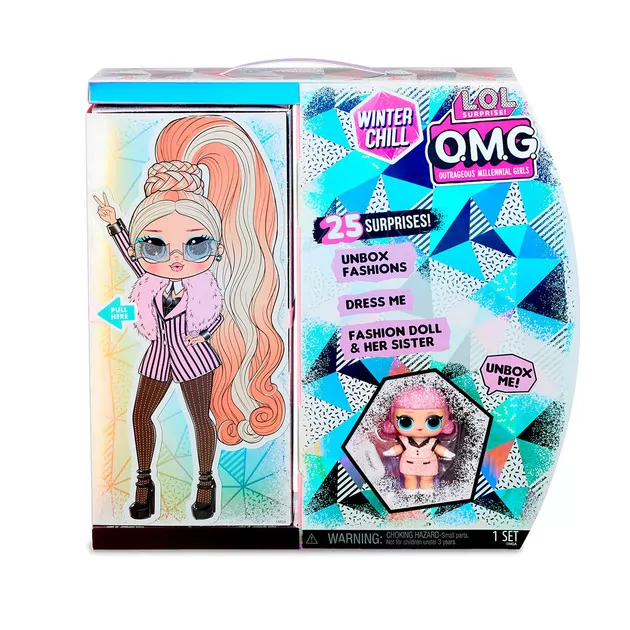 Игровой набор с куклой L.O.L. Surprise! серии O.M.G Winter Chill" - Леди-Стайл"