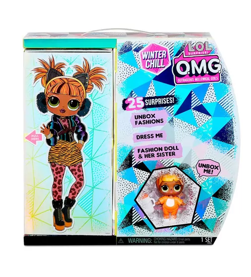 Игровой набор с куклой L.O.L. Surprise! серии O.M.G Winter Chill" – Леди-Китти" - 570271_3.jpg - № 3