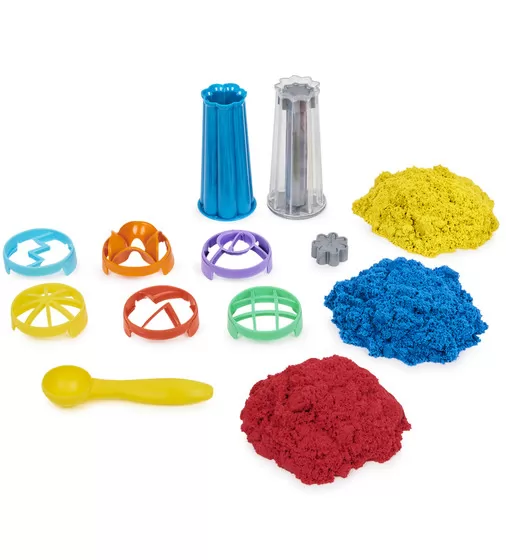 Набор песка для детского творчества - KINETIC SAND ВЕСЕЛЫЕ ВИХРИ (907 g песка, аксесс.) - 71484_3.jpg - № 3