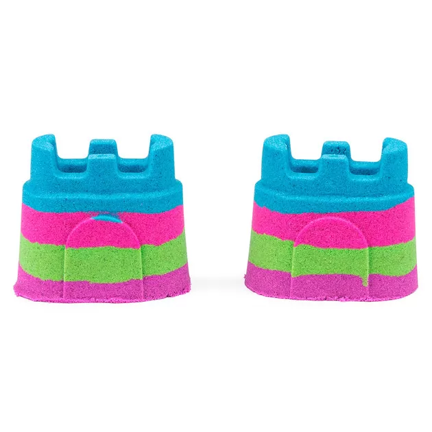 Песок для детского творчества - KINETIC SAND МИНИ-КРЕПОСТЬ (разноцветный, 141 g)