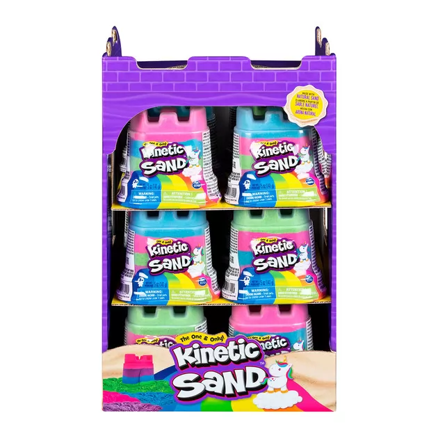 Песок для детского творчества - KINETIC SAND МИНИ-КРЕПОСТЬ (разноцветный, 141 g)