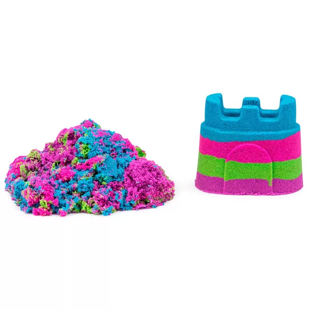 Песок для детского творчества - KINETIC SAND МИНИ-КРЕПОСТЬ (разноцветный, 141 g)