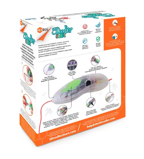 3D-ручка 3Doodler Start для детского творчества - Hexbug - 8SPSRBUG3E_13.jpg - № 13