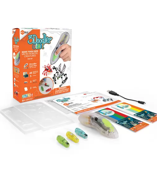 3D-ручка 3Doodler Start для детского творчества - Hexbug - 8SPSRBUG3E_1.jpg - № 1