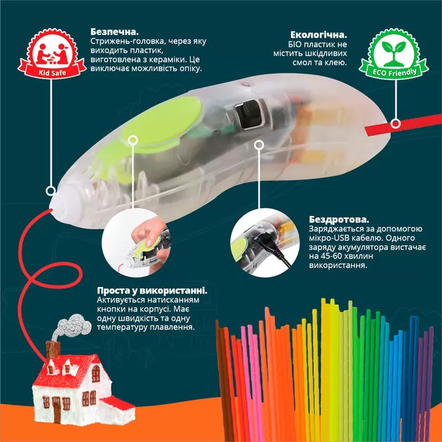 3D-ручка 3Doodler Start для детского творчества - Hexbug
