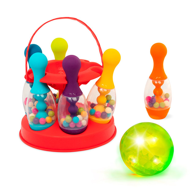 Игровой набор - Сверкающий боулинг (красный)