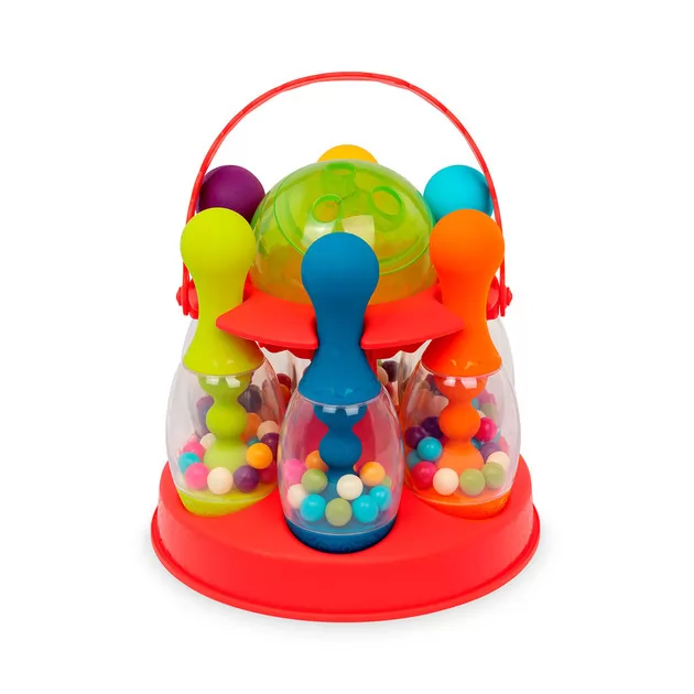 Игровой набор - Сверкающий боулинг (красный)