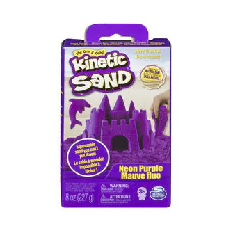 Песок Для Детского Творчества - Kinetic Sand Neon (Фиолетовый)