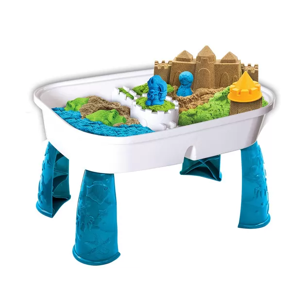 Набор песка для детского творчества - KINETIC SAND TABLE с двумя видами песка