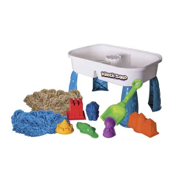 Набор песка для детского творчества - KINETIC SAND TABLE с двумя видами песка