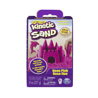 Песок Для Детского Творчества - Kinetic Sand Neon (Розовый)