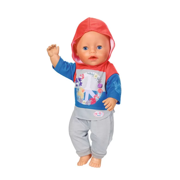 Набор одежды для куклы BABY born - Трендовый спортивный костюм (синий)