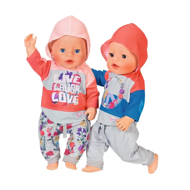 Набор одежды для куклы BABY born - Трендовый спортивный костюм (синий)