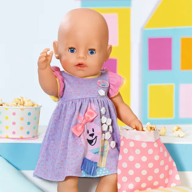 Одежда для куклы BABY born - Милое платье (фиолетовое)