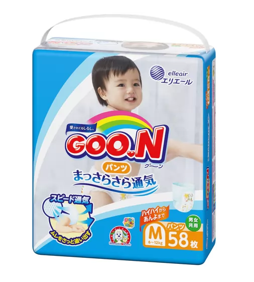 Трусики-Подгузники Goo.N Для Детей (M,  6-12 Кг) коллекция 2018 года - 853626_2.jpg - № 2