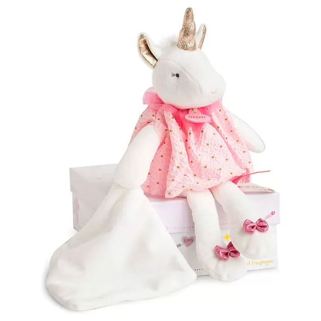 Мягкая игрушка Doudou – Единорог (26 cm)