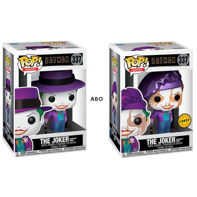 Игровая фигурка Funko POP! cерии Batman 1989" - JOKER WITH HAT WITH CHASE"