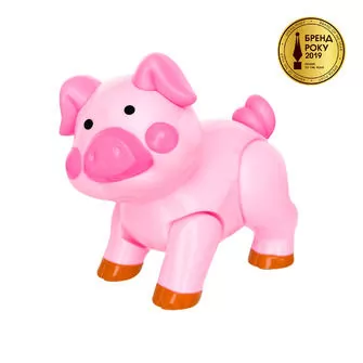 Игрушка - Свинка Со Звуком Трещотки