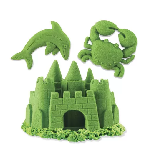Песок Для Детского Творчества - Kinetic Sand Color (Зеленый) - 71409G_3.jpg - № 3